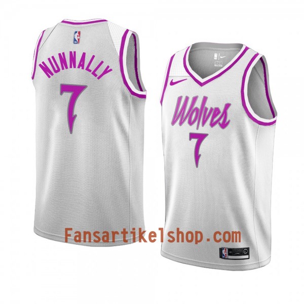 Minnesota Timberwolves Trikot James Nunnally 7 2018-19 Nike Weiß Swingman - Herren Minnesota Timberwolves Trikot James Nunnally 7 2018-19 Nike Weiß Swingman - Herren